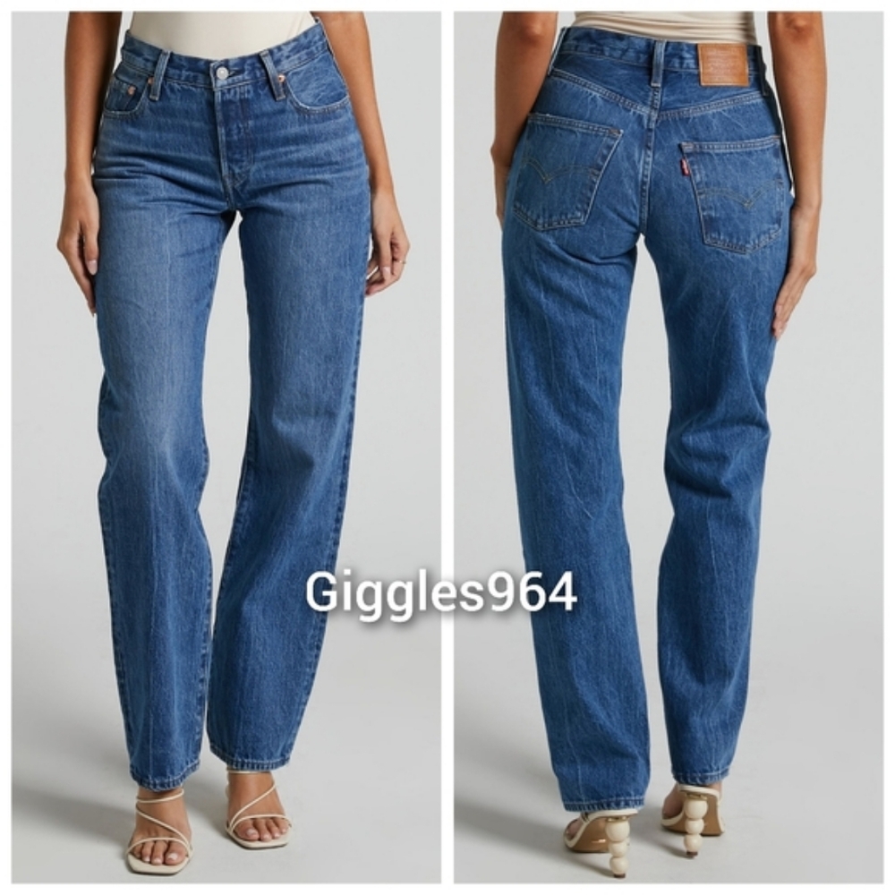 Levi's 501 Rigid Denim Jeans - Picture 2 of 10